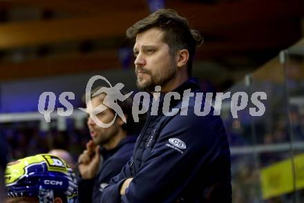 EBEL. Eishockey Bundesliga. EC VSV gegen Asiago Hockey.  Trainer Marcel Rodman, Co-Trainer David Rodman  (VSV). Villach, am 22.12.2023
Foto: Kuess
www.qspictures.net
---
pressefotos, pressefotografie, kuess, qs, qspictures, sport, bild, bilder, bilddatenbank