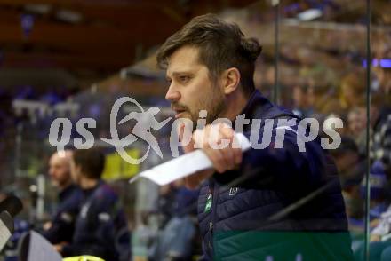 EBEL. Eishockey Bundesliga. EC VSV gegen Asiago Hockey.   Trainer Marcel Rodman (VSV). Villach, am 22.12.2023
Foto: Kuess
www.qspictures.net
---
pressefotos, pressefotografie, kuess, qs, qspictures, sport, bild, bilder, bilddatenbank