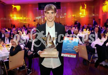 Nacht des Sports. Sportgala. Kaernten Sportler des Jahres 2023.   Julijan Smid . Velden, am 23.12.2023.
Foto: Kuess
www.qspictures.net
---
pressefotos, pressefotografie, kuess, qs, qspictures, sport, bild, bilder, bilddatenbank