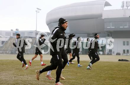 Fussball Bundesliga. Training SK Austria Klagenfurt.   Christopher Wernitznig . Klagenfurt, am 5.1.2024.
Foto: Kuess
www.qspictures.net
---
pressefotos, pressefotografie, kuess, qs, qspictures, sport, bild, bilder, bilddatenbank