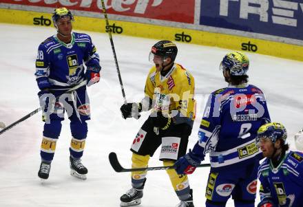 EBEL. Eishockey Bundesliga. EC VSV gegen spusu Vienna Capitals.  Torjubel Leon Widhalm  (Vienna Capitals). Villach, am 9.1.2024.
Foto: Kuess
www.qspictures.net
---
pressefotos, pressefotografie, kuess, qs, qspictures, sport, bild, bilder, bilddatenbank