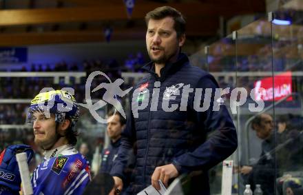 EBEL. Eishockey Bundesliga. EC VSV gegen spusu Vienna Capitals.  Trainer Marcel Rodman  (VSV). Villach, am 9.1.2024.
Foto: Kuess
www.qspictures.net
---
pressefotos, pressefotografie, kuess, qs, qspictures, sport, bild, bilder, bilddatenbank