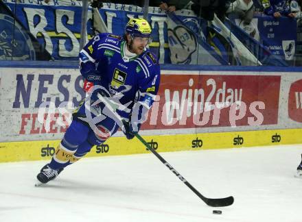 EBEL. Eishockey Bundesliga. EC VSV gegen spusu Vienna Capitals.  Maximilian Rebernig  (VSV). Villach, am 9.1.2024.
Foto: Kuess
www.qspictures.net
---
pressefotos, pressefotografie, kuess, qs, qspictures, sport, bild, bilder, bilddatenbank