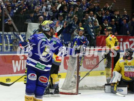 EBEL. Eishockey Bundesliga. EC VSV gegen spusu Vienna Capitals. Kevin Hancock   (VSV). Villach, am 9.1.2024.
Foto: Kuess
www.qspictures.net
---
pressefotos, pressefotografie, kuess, qs, qspictures, sport, bild, bilder, bilddatenbank