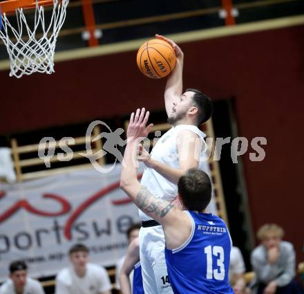 Basketball 2. Liga 2023/2024. Grunddurchgang 14. Runde.  KOS gegen Kufstein Towers.   Veljko Dena (KOS), Klagenfurt, am 13.1.2024.
Foto: Kuess
www.qspictures.net
---
pressefotos, pressefotografie, kuess, qs, qspictures, sport, bild, bilder, bilddatenbank