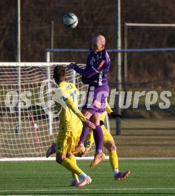 Fussball Bundesliga. Testspiel. SK Austria Klagenfurt gegen Domzale (SLO).   Nicolas Wimmer  (Klagenfurt). Moosburg, am 13.1.2024.
Foto: Kuess
www.qspictures.net
---
pressefotos, pressefotografie, kuess, qs, qspictures, sport, bild, bilder, bilddatenbank