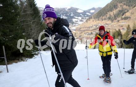 Fussball Bundesliga. Teambuilding SK Austria KLagenfurt. Schneeschuhwandern.  Sandro Zakany . Bad Kleinkirchheim, am 14.1.2024.
Foto: Kuess
www.qspictures.net
---
pressefotos, pressefotografie, kuess, qs, qspictures, sport, bild, bilder, bilddatenbank