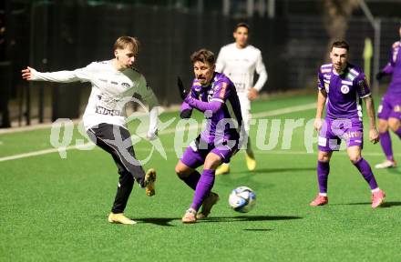 Fussball Testspiel. SK Austria Klagenfurt gegen ASK.  Christopher Wernitznig  (Klagenfurt),     Klagenfurt, amm 17.1.2024.
Foto: Kuess
www.qspictures.net
---
pressefotos, pressefotografie, kuess, qs, qspictures, sport, bild, bilder, bilddatenbank