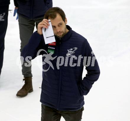 EBEL. Eishockey Bundesliga. EC VSV gegen HC Pustertal Woelfe.   Co-Trainer David Rodman  (VSV). Villach, am 19.1.2024.
Foto: Kuess
www.qspictures.net
---
pressefotos, pressefotografie, kuess, qs, qspictures, sport, bild, bilder, bilddatenbank