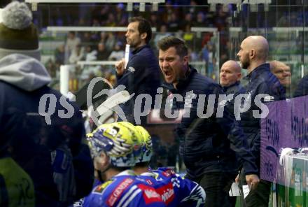 EBEL. Eishockey Bundesliga. EC VSV gegen HC Pustertal Woelfe.    Trainer Marcel Rodman, Co-Trainer David Rodman (VSV). Villach, am 19.1.2024.
Foto: Kuess
www.qspictures.net
---
pressefotos, pressefotografie, kuess, qs, qspictures, sport, bild, bilder, bilddatenbank