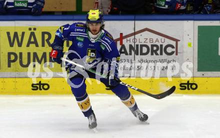 EBEL. Eishockey Bundesliga. EC VSV gegen HC Pustertal Woelfe.  Maximilian Rebernig   (VSV),    Villach, am 19.1.2024.
Foto: Kuess
www.qspictures.net
---
pressefotos, pressefotografie, kuess, qs, qspictures, sport, bild, bilder, bilddatenbank