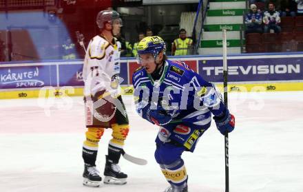 EBEL. Eishockey Bundesliga. EC VSV gegen HC Pustertal Woelfe.   Torjubel Philipp Lindner  (VSV). Villach, am 19.1.2024.
Foto: Kuess
www.qspictures.net
---
pressefotos, pressefotografie, kuess, qs, qspictures, sport, bild, bilder, bilddatenbank