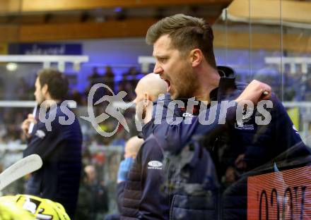 EBEL. Eishockey Bundesliga. EC VSV gegen HC Pustertal Woelfe.  Trainer Marcel Rodman,  (VSV). Villach, am 19.1.2024.
Foto: Kuess
www.qspictures.net
---
pressefotos, pressefotografie, kuess, qs, qspictures, sport, bild, bilder, bilddatenbank