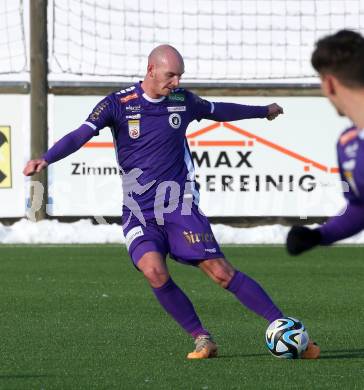 Fussball Testspiel. SK Austria Klagenfurt gegen NK Bravo.  Nicolas Wimmer  (Klagenfurt). Moosburg, am 20.1.2024.
Foto: Kuess
www.qspictures.net
---
pressefotos, pressefotografie, kuess, qs, qspictures, sport, bild, bilder, bilddatenbank