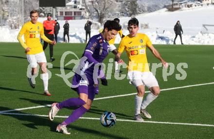 Fussball Testspiel. SK Austria Klagenfurt gegen NK Bravo.   Sebastian Guerra Soto (Klagenfurt). Moosburg, am 20.1.2024.
Foto: Kuess
www.qspictures.net
---
pressefotos, pressefotografie, kuess, qs, qspictures, sport, bild, bilder, bilddatenbank