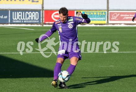 Fussball Testspiel. SK Austria Klagenfurt gegen NK Bravo.  Christopher Wernitznig  (Klagenfurt). Moosburg, am 20.1.2024.
Foto: Kuess
www.qspictures.net
---
pressefotos, pressefotografie, kuess, qs, qspictures, sport, bild, bilder, bilddatenbank