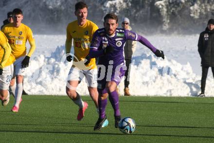 Fussball Testspiel. SK Austria Klagenfurt gegen NK Bravo.  Turgay Gemicibasi  (Klagenfurt). Moosburg, am 20.1.2024.
Foto: Kuess
www.qspictures.net
---
pressefotos, pressefotografie, kuess, qs, qspictures, sport, bild, bilder, bilddatenbank