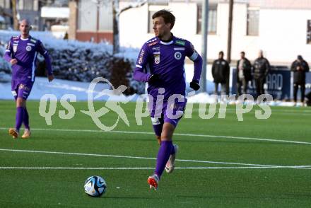 Fussball Testspiel. SK Austria Klagenfurt gegen NK Bravo.  Thorsten Mahrer  (Klagenfurt). Moosburg, am 20.1.2024.
Foto: Kuess
www.qspictures.net
---
pressefotos, pressefotografie, kuess, qs, qspictures, sport, bild, bilder, bilddatenbank