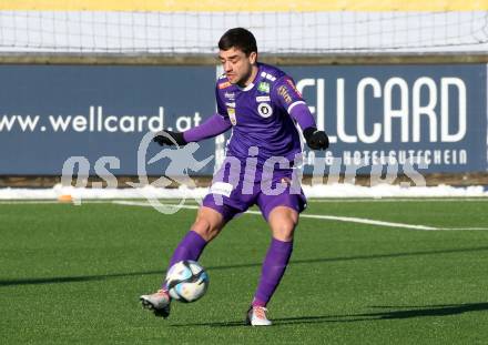 Fussball Testspiel. SK Austria Klagenfurt gegen NK Bravo. Nikola Djoric   (Klagenfurt). Moosburg, am 20.1.2024.
Foto: Kuess
www.qspictures.net
---
pressefotos, pressefotografie, kuess, qs, qspictures, sport, bild, bilder, bilddatenbank