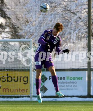 Fussball Testspiel. SK Austria Klagenfurt gegen NK Bravo.   Jannik Robatsch (Klagenfurt). Moosburg, am 20.1.2024.
Foto: Kuess
www.qspictures.net
---
pressefotos, pressefotografie, kuess, qs, qspictures, sport, bild, bilder, bilddatenbank