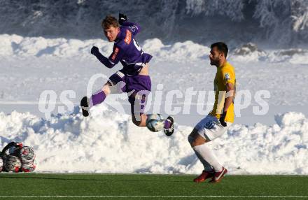 Fussball Testspiel. SK Austria Klagenfurt gegen NK Bravo.   Nicolas Binder (Klagenfurt). Moosburg, am 20.1.2024.
Foto: Kuess
www.qspictures.net
---
pressefotos, pressefotografie, kuess, qs, qspictures, sport, bild, bilder, bilddatenbank