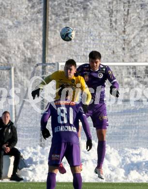 Fussball Testspiel. SK Austria Klagenfurt gegen NK Bravo.   Nikola Djoric (Klagenfurt). Moosburg, am 20.1.2024.
Foto: Kuess
www.qspictures.net
---
pressefotos, pressefotografie, kuess, qs, qspictures, sport, bild, bilder, bilddatenbank