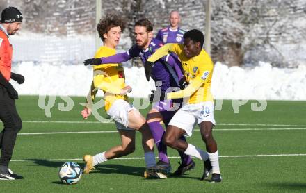 Fussball Testspiel. SK Austria Klagenfurt gegen NK Bravo.  Turgay Gemicibasi  (Klagenfurt). Moosburg, am 20.1.2024.
Foto: Kuess
www.qspictures.net
---
pressefotos, pressefotografie, kuess, qs, qspictures, sport, bild, bilder, bilddatenbank