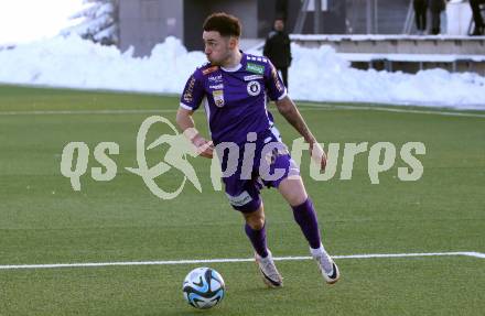 Fussball Testspiel. SK Austria Klagenfurt gegen NK Bravo.    Sinan Karweina (Klagenfurt). Moosburg, am 20.1.2024.
Foto: Kuess
www.qspictures.net
---
pressefotos, pressefotografie, kuess, qs, qspictures, sport, bild, bilder, bilddatenbank