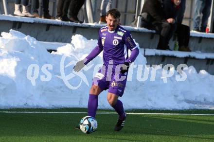 Fussball Testspiel. SK Austria Klagenfurt gegen NK Bravo.   Christopher Wernitznig (Klagenfurt). Moosburg, am 20.1.2024.
Foto: Kuess
www.qspictures.net
---
pressefotos, pressefotografie, kuess, qs, qspictures, sport, bild, bilder, bilddatenbank