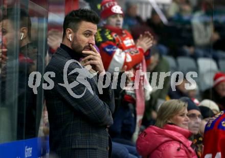 EBEL. Eishockey Bundesliga. EC KAC gegen Asiago Hockey.   Co-Trainer David Fischer  (KAC).  Klagenfurt, am 23.1.2024.
Foto: Kuess
www.qspictures.net
---
pressefotos, pressefotografie, kuess, qs, qspictures, sport, bild, bilder, bilddatenbank