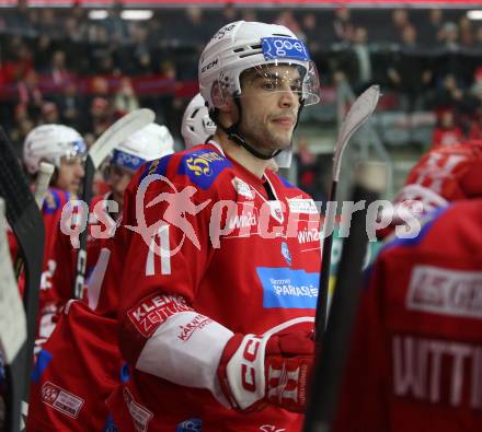 EBEL. Eishockey Bundesliga. EC KAC gegen Asiago Hockey.    Lukas Haudum (KAC).  Klagenfurt, am 23.1.2024.
Foto: Kuess
www.qspictures.net
---
pressefotos, pressefotografie, kuess, qs, qspictures, sport, bild, bilder, bilddatenbank