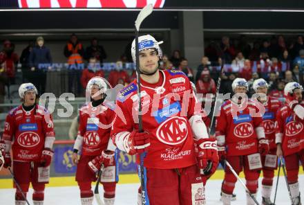 EBEL. Eishockey Bundesliga. EC KAC gegen Asiago Hockey.    Lukas Haudum (KAC).  Klagenfurt, am 23.1.2024.
Foto: Kuess
www.qspictures.net
---
pressefotos, pressefotografie, kuess, qs, qspictures, sport, bild, bilder, bilddatenbank