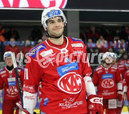 EBEL. Eishockey Bundesliga. EC KAC gegen Asiago Hockey.   Lukas Haudum  (KAC).  Klagenfurt, am 23.1.2024.
Foto: Kuess
www.qspictures.net
---
pressefotos, pressefotografie, kuess, qs, qspictures, sport, bild, bilder, bilddatenbank