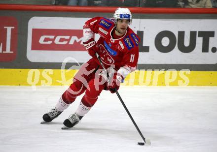 EBEL. Eishockey Bundesliga. EC KAC gegen Asiago Hockey.  Lukas Haudum  (KAC).  Klagenfurt, am 23.1.2024.
Foto: Kuess
www.qspictures.net
---
pressefotos, pressefotografie, kuess, qs, qspictures, sport, bild, bilder, bilddatenbank