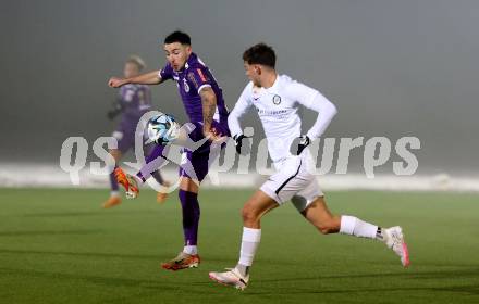 Fussball Testspiel. SK Austria Klagenfurt gegen Sturm Graz Amateure.  Sinan Karweina (KLagenfurt). Moosburg, am 24.1.2024.
Foto: Kuess
www.qspictures.net
---
pressefotos, pressefotografie, kuess, qs, qspictures, sport, bild, bilder, bilddatenbank