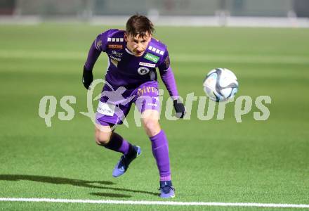 Fussball Testspiel. SK Austria Klagenfurt gegen Sturm Graz Amateure.  Till Schumacher (KLagenfurt). Moosburg, am 24.1.2024.
Foto: Kuess
www.qspictures.net
---
pressefotos, pressefotografie, kuess, qs, qspictures, sport, bild, bilder, bilddatenbank