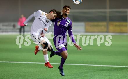 Fussball Testspiel. SK Austria Klagenfurt gegen Sturm Graz Amateure.  Ali Loune (KLagenfurt). Moosburg, am 24.1.2024.
Foto: Kuess
www.qspictures.net
---
pressefotos, pressefotografie, kuess, qs, qspictures, sport, bild, bilder, bilddatenbank