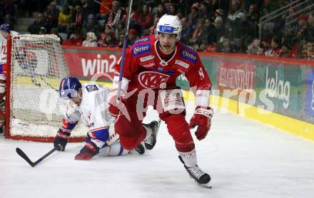 EBEL. Eishockey Bundesliga. EC KAC gegen HC TIWAG Innsbruck.  Lukas Haudum (KAC). Klagenfurt, am 26.1.2024.
Foto: Kuess
www.qspictures.net
---
pressefotos, pressefotografie, kuess, qs, qspictures, sport, bild, bilder, bilddatenbank