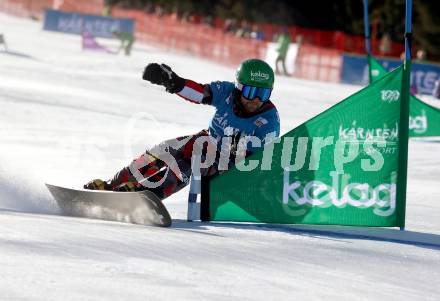 Snowboard Weltcup.   Fabian Obmann (AUT). Simonhoehe, am 27.1.2024.
Foto: Kuess
www.qspictures.net
---
pressefotos, pressefotografie, kuess, qs, qspictures, sport, bild, bilder, bilddatenbank