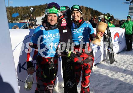 Snowboard Weltcup.  Alexander Payer, Sabine Schoeffmann  (AUT). Simonhoehe, am 27.1.2024.
Foto: Kuess
www.qspictures.net
---
pressefotos, pressefotografie, kuess, qs, qspictures, sport, bild, bilder, bilddatenbank