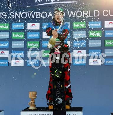 Snowboard Weltcup.   Jubel Sabine Schoeffmann (AUT). Simonhoehe, am 27.1.2024.
Foto: Kuess
www.qspictures.net
---
pressefotos, pressefotografie, kuess, qs, qspictures, sport, bild, bilder, bilddatenbank