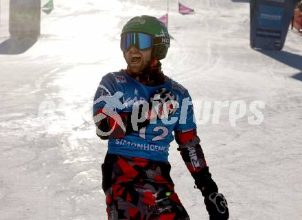 Snowboard Weltcup.   Jubel Fabian Obmann (AUT). Simonhoehe, am 27.1.2024.
Foto: Kuess
www.qspictures.net
---
pressefotos, pressefotografie, kuess, qs, qspictures, sport, bild, bilder, bilddatenbank