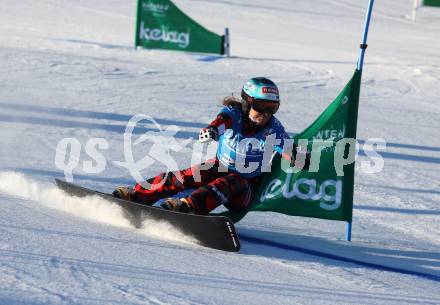 Snowboard Weltcup.  Claudia Riegler   (AUT). Simonhoehe, am 27.1.2024.
Foto: Kuess
www.qspictures.net
---
pressefotos, pressefotografie, kuess, qs, qspictures, sport, bild, bilder, bilddatenbank