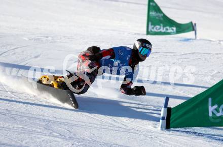 Snowboard Weltcup.  Dominik Burgstaller  (AUT). Simonhoehe, am 27.1.2024.
Foto: Kuess
www.qspictures.net
---
pressefotos, pressefotografie, kuess, qs, qspictures, sport, bild, bilder, bilddatenbank