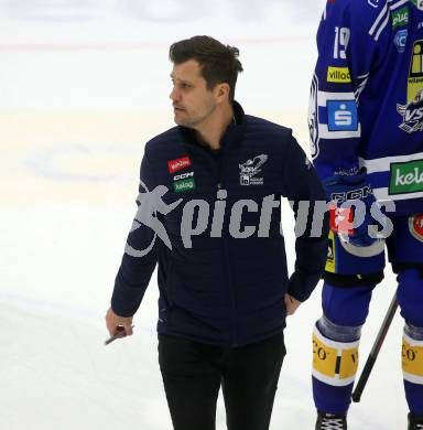 EBEL. Eishockey Bundesliga. EC VSV gegen HK SZ Olimpija Ljubljana.  Trainer Marcel Rodman  (VSV). Villach, am 2.2.2024.
Foto: Kuess
www.qspictures.net
---
pressefotos, pressefotografie, kuess, qs, qspictures, sport, bild, bilder, bilddatenbank