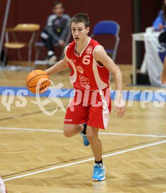 Basketball 2. Liga 2023/2024. Grunddurchgang 17. Runde.  KOS gegen Upper Austrian Ballers   Hannes Mueller  (Austrian Ballers). Klagenfurt, am 10.2.2024.
Foto: Kuess

---
pressefotos, pressefotografie, kuess, qs, qspictures, sport, bild, bilder, bilddatenbank