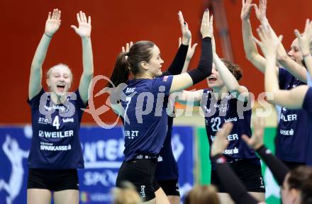 Volleyball. WVL. ATSC Wildcats Klagenfurt gegen Linz/Steg.    (Wildcats). Klagenfurt, am 12.2.2024.
Foto: Kuess

---
pressefotos, pressefotografie, kuess, qs, qspictures, sport, bild, bilder, bilddatenbank