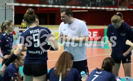 Volleyball. WVL. ATSC Wildcats Klagenfurt gegen Linz/Steg.  Trainer Andrej Flajs   (Wildcats). Klagenfurt, am 12.2.2024.
Foto: Kuess

---
pressefotos, pressefotografie, kuess, qs, qspictures, sport, bild, bilder, bilddatenbank