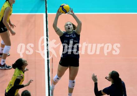 Volleyball. WVL. ATSC Wildcats Klagenfurt gegen Linz/Steg.  Nicole Leonie HOLZINGER  (Wildcats). Klagenfurt, am 12.2.2024.
Foto: Kuess
---
pressefotos, pressefotografie, kuess, qs, qspictures, sport, bild, bilder, bilddatenbank