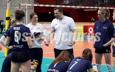 Volleyball. WVL. ATSC Wildcats Klagenfurt gegen Linz/Steg.   Trainer Andrej Flajs  (Wildcats). Klagenfurt, am 12.2.2024.
Foto: Kuess
---
pressefotos, pressefotografie, kuess, qs, qspictures, sport, bild, bilder, bilddatenbank